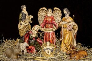 kerststal engel kribbe jezus