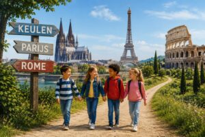 kinderen keulen parijs rome