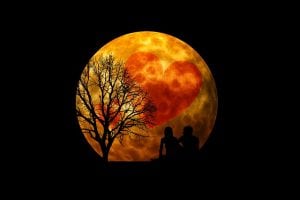 maan stelletje liefde pixabay