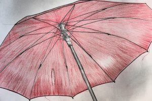 paraplu tekening