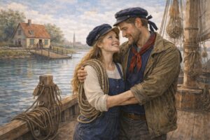 schip steiger rivier 