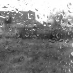 raam regen druppel