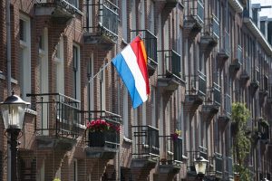 vlag nederland oranje wimpel
