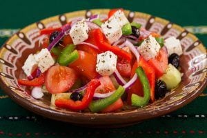 feta salade tomaat paprika