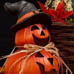 pompoenen heks pop halloween