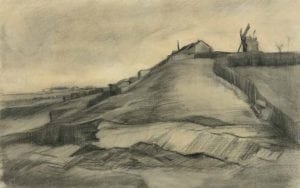 Vincent van Gogh De heuvel van Montmartre met steengroeve maart 1886