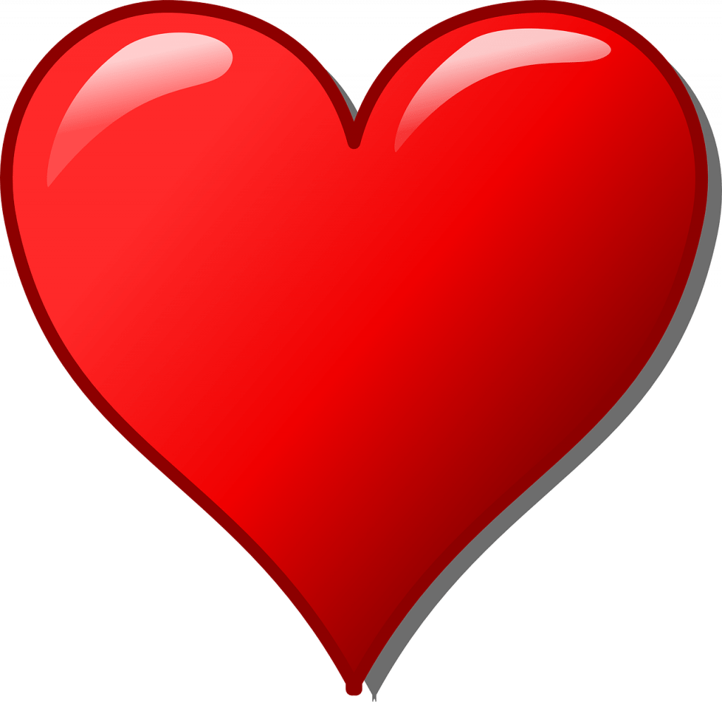 rood hart valentijnsdag