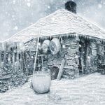 winter huis sneeuw tekening pixabay