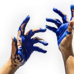 blauw hand vinger zwolle