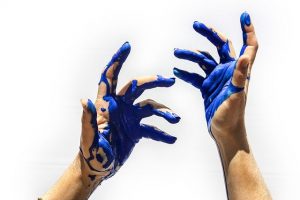 blauw hand vinger zwolle