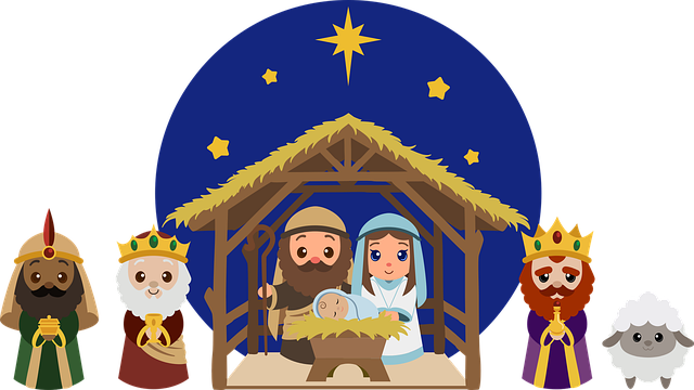 jezus geboren kribbe kerst