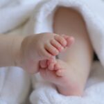 baby voet doek