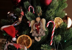 kerstboom muts engel