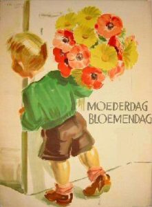 moeder bloemen poster