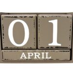1 april kalender datum