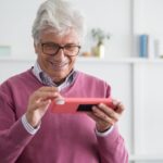 man mobiele telefoon