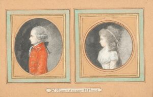 Wolfgang Mozart en zus Maria Anna componist