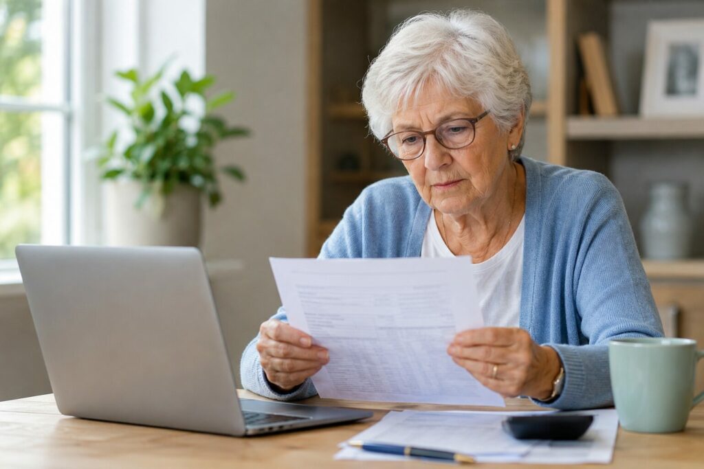 vrouw administratie